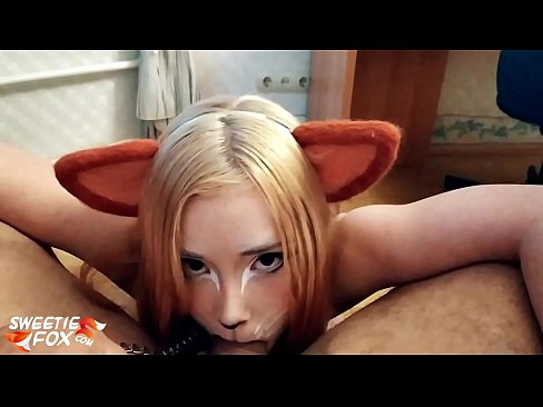 ❤️ Ka horomia e Kitsune te tiihi me te cum ki tona waha ️ Sex i mi.wassell.ru ﹏